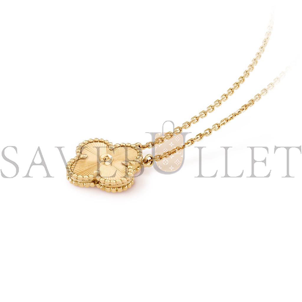 VAN CLEEF ARPELS VINTAGE ALHAMBRA PENDANT - YELLOW GOLD VCARP4KL00 VAN CLEEF ARPELS VINTAGE ALHAMBRA PENDANT - YELLOW GOLD VCARP4KL00